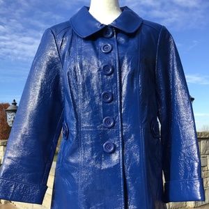 REVUE Genuine patent  leather jacket